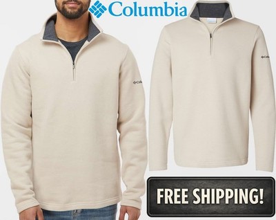 Mens Columbia Great Hart Mountain III Half-Zip Pullover Size Small NEW!