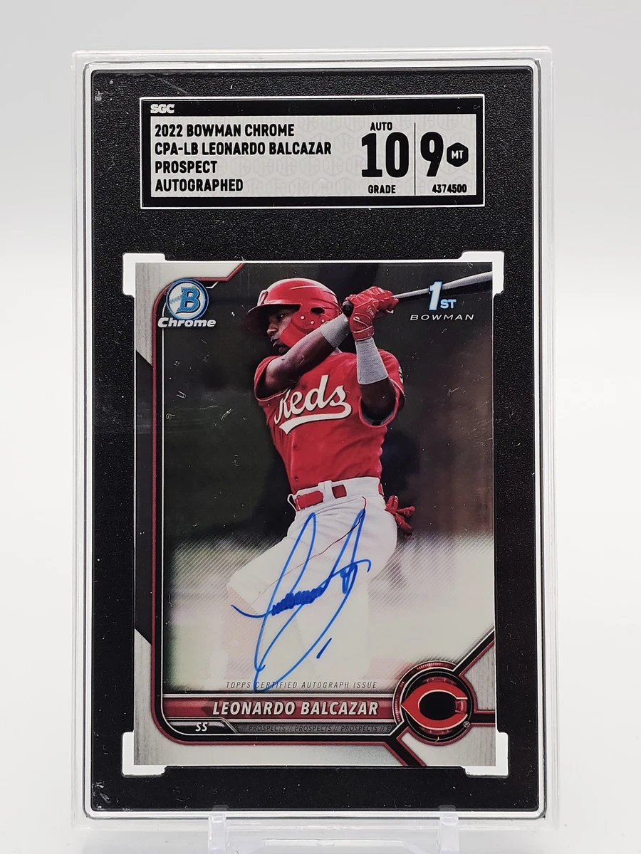 Bowman Cincinnati Reds Baseball Autographed Sports Trading Cards