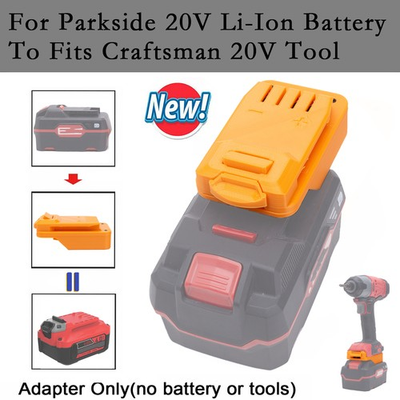 #ad Suitable For Parkside 20V Li Ion Battery Adapter To Fits Craftsman 20V Tools $33.59