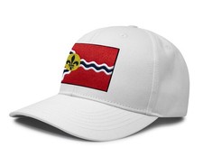 St. Louis Flag Hat for Men Women – Snapback Trucker Baseball Cap (All White)