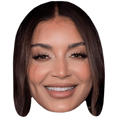 Havana Brown (Smile) Celebrity Mask, Flat Card Face, Fancy Dress Mask