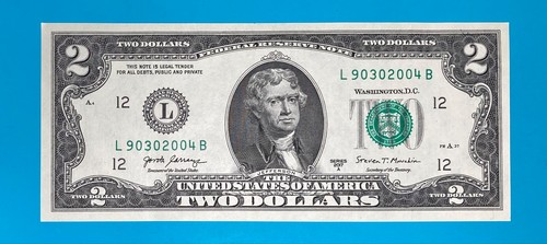 September 3, 2004 (L 90302004 K) BIRTHDAY $1 One Dollar Bill *UNC* (9_/3_/2004) - Picture 2 of 4