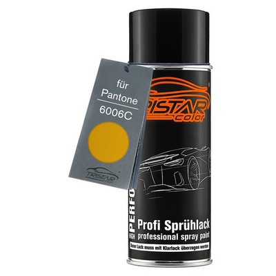 Autolack Spraydose für Pantone 6006C Yellow Basislack Sprühdose 400ml