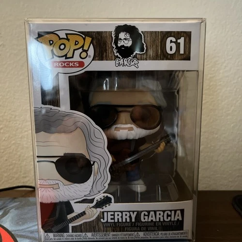 Funko Pop Rocks Jerry Garcia #61 Grateful Dead With Protector