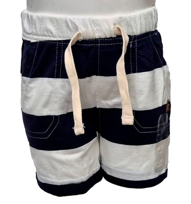 GAP Baby Jungen schöne marineblaue Shorts 100 % Baumwolle elastischer Bund 6-12 Monate