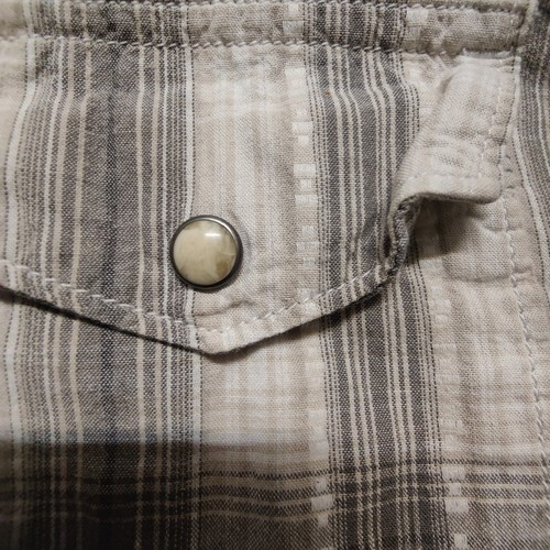 Lucky Brand Black Label Pearl Snap Mens XL Classic Fit Plaid Button Up EUC - Bild 2 von 12