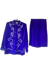 Vintage Diane von Furstenberg-100 Silk lightweight blouse  flowy Shorts SET 80s