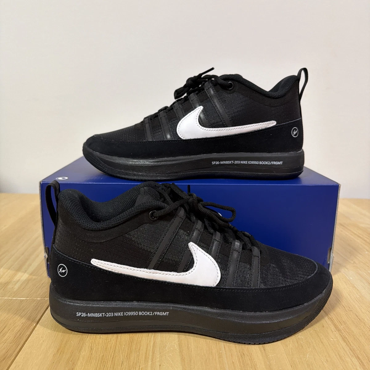 Fragment x Nike Book 2 Black White for Sale | Authenticity