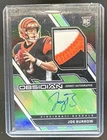 2020 Panini Obsidian Joe Burrow Patch Electric Etch Green RC Auto #/50 Bengals