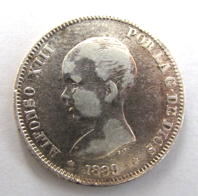 Peseta 1889 Year Spanish Coins for sale | eBay