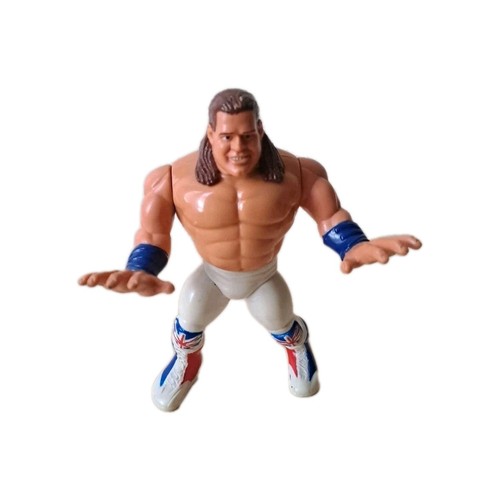 WWF Hasbro British Bulldog UKG 85 Series 4 Wrestli...