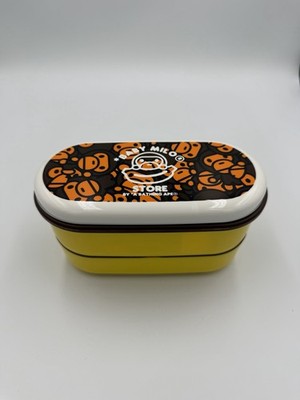 New A Bathing Ape Baby Milo Store Kids Lunch Box Bento Chop Sticks Vintage Japan