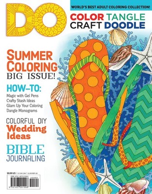 Color, Tangle, Craft, Doodle (#4) DO Magazine (Design Originals) Coloring Pages,