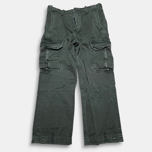 Vintage GAP Military Paratrooper Cargo Jeans Heavy Y2K Pants Baggy Mens 35 x 30