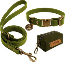 Set Collare E Guinzaglio per Cani, Regolabile, Resistente, per Cani Di Piccola, 