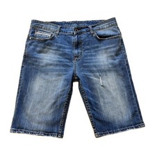 Clavin Klein Jeans Men  s Bermuda Denim Shorts Medium Wash Blue Size 34
