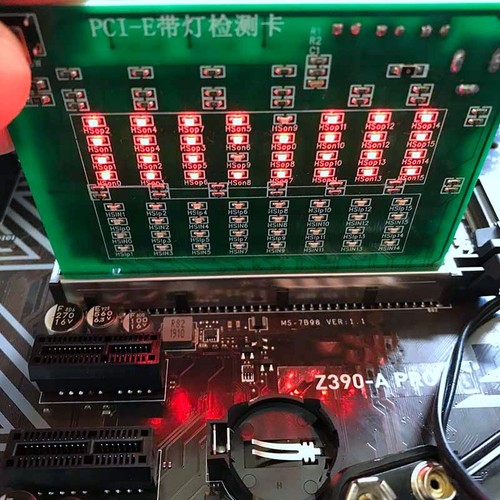 PCI-E 16X 8X PCI Express Slot Tester Card for Motherboard Detect the5834 - Afbeelding 5 van 6