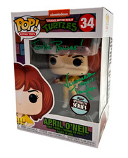 Vernoica Taylor Signed Funko April TMNT Teenage Mutant Ninja Turtles JSA COA 17