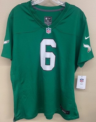 Nike Women's DeVonta Smith #6 Philadelphia Eagles Kelly Green Jersey Size XXL