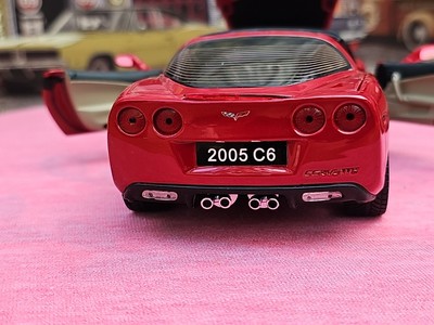 VINTAGE Franklin Mint 2005 Chevy Corvette C6 RED BEAUTIFUL VERY