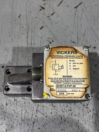 🔥Vickers EHST-3-FVF-30 Proportional Valve, Used , Free Shipping🇺🇸