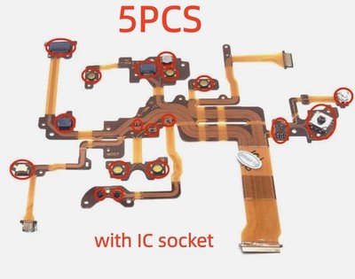 5PCS For Sony A7R II ILCE-7RM2 A7RM2 Top Cover Dial Mode Flex Cable With IC NEW