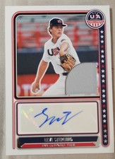 2024 Panini Stars and Stripes - 18u National Team Sign   Materials Levi Sterling