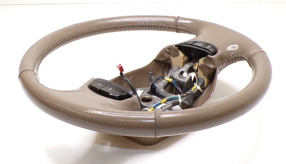 Volante Ford Excursion 99-07 F250 F350 Superduty cuero marrón tostado F-250 Foto 3 de 4