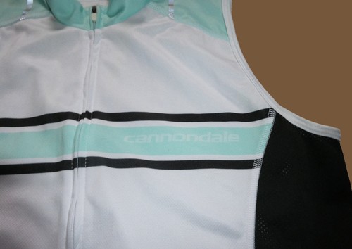 Camiseta de ciclismo Cannondale cremallera completa sin mangas, para mujer M - Imagen 2 de 4