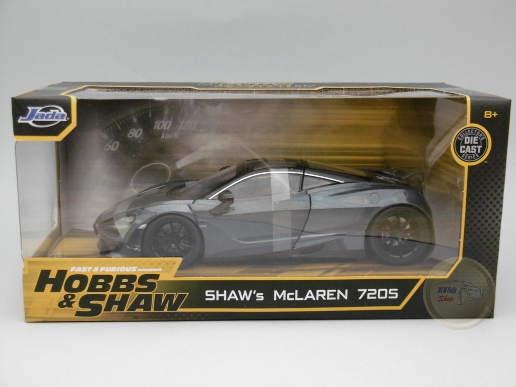 McLaren 720 S Hobb's & Shaw- Jada Toys 1:24 - JA30754GY