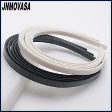 10pcs 8mm 10mm Wide Teeth Hairbands Plastic Headbands White Black