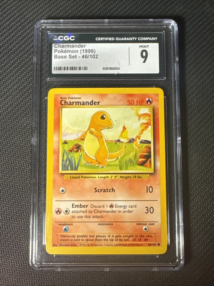 Charmander Pokémon TCG Base Set Individual Collectible Card Game Cards for  sale