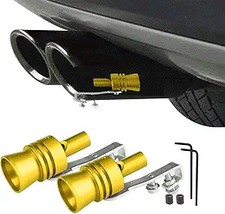 2pcs Car Turbo Whistle Universal Turbo Whistle Xl Size Universal Color Gold 2pcs Car Turbo Whistle Universal Turbo Whistle Xl Size Universal Color Gold