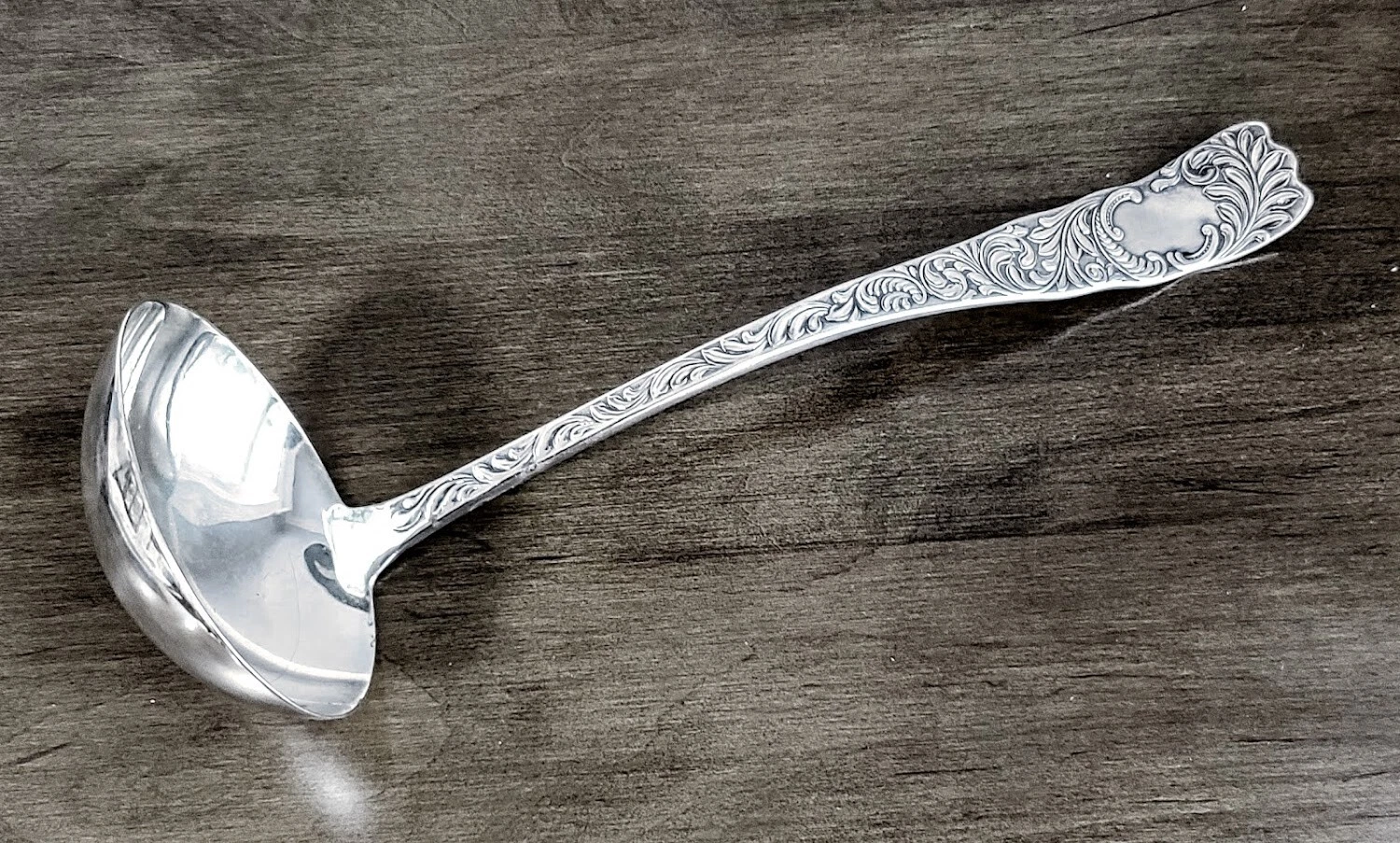 MONARCH (1889) by ROGERS & HAMILTON Silverplate 11" Soup / Punch Ladle No Mono.