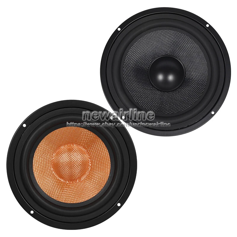 2 Radiadores Pasivos Para Subwoofer - 70mm, Membrana De Goma Y Hierro, Para Mejorar Graves En Altavoces DIY