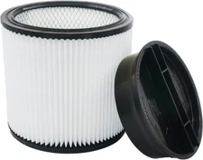 Vacuum Cleaner Cartridge Dry Filter For Shop-vac 90304 & Retaining Lid 4518600