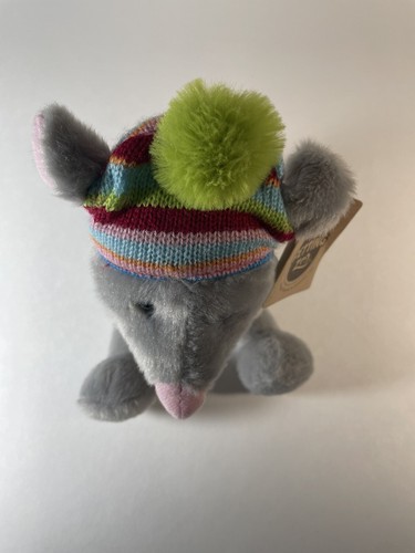 JLI The Petting Zoo 2019 Gray Mouse Stuffed Toy Soft 1462 TPZ-S008 (New) - Picture 7 of 9