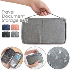 Passport Document Holder RFID Cards Tickets Wallet Pouch Family Travel Organiser