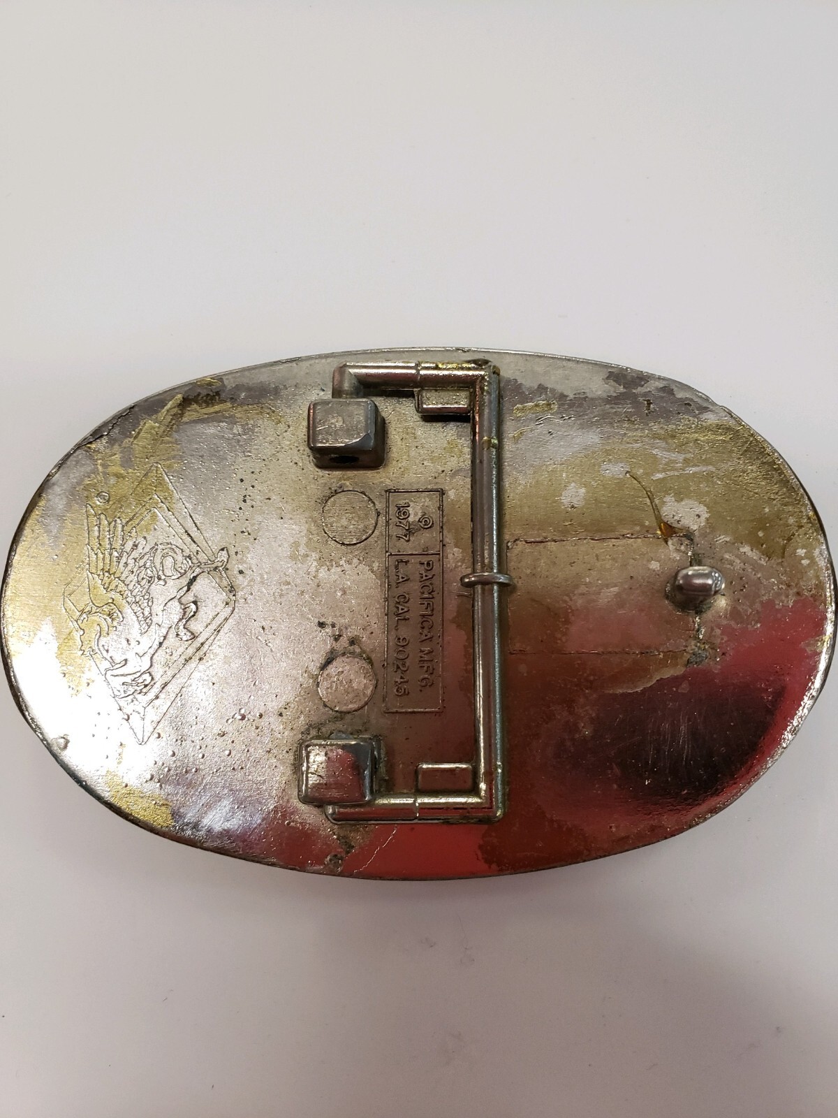 LED ZEPPELIN 1977 VINTAGE PACIFICA COLLECTIBLE PRISM BELT BUCKLE NICE