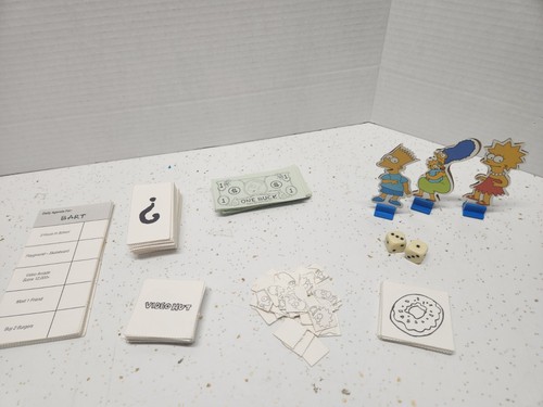 The Simpsons: Mystery of Life Board Game 1990 Cardinal Brand  Almost complete - Picture 4 of 8