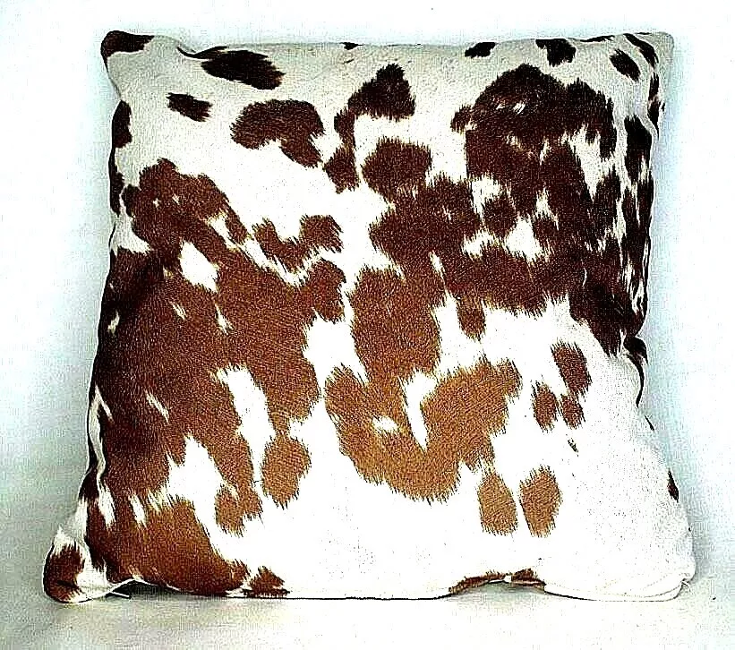 Contemporary Cowhide Toss Pillow