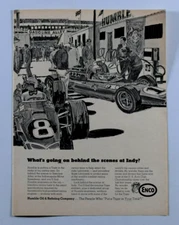 Gasoline Alley  Vintage 1968 Encon Humble Original Print Ad 8.5 x 11"