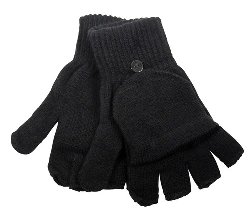 Mako 2 in 1 Fingerless Gloves / Mittens One Size - Regular - Picture 4 of 5