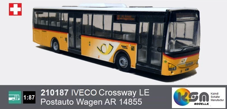 IVECO Crossway LE - Schweizer Postbus, PTT, Postauto, Wagen 14855