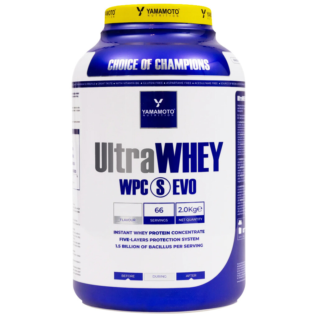 YAMAMOTO ULTRA WHEY WPC S EVO 2 KG Vaniglia