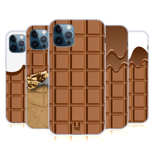 HEAD CASE DESIGNS CHOCOLATY SOFT GEL CASE FOR APPLE iPHONE PHONES - Picture 1 of 12