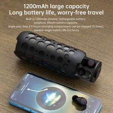 2 In 1 Speaker With earbuds, Earbuds charge inside of Speaker 