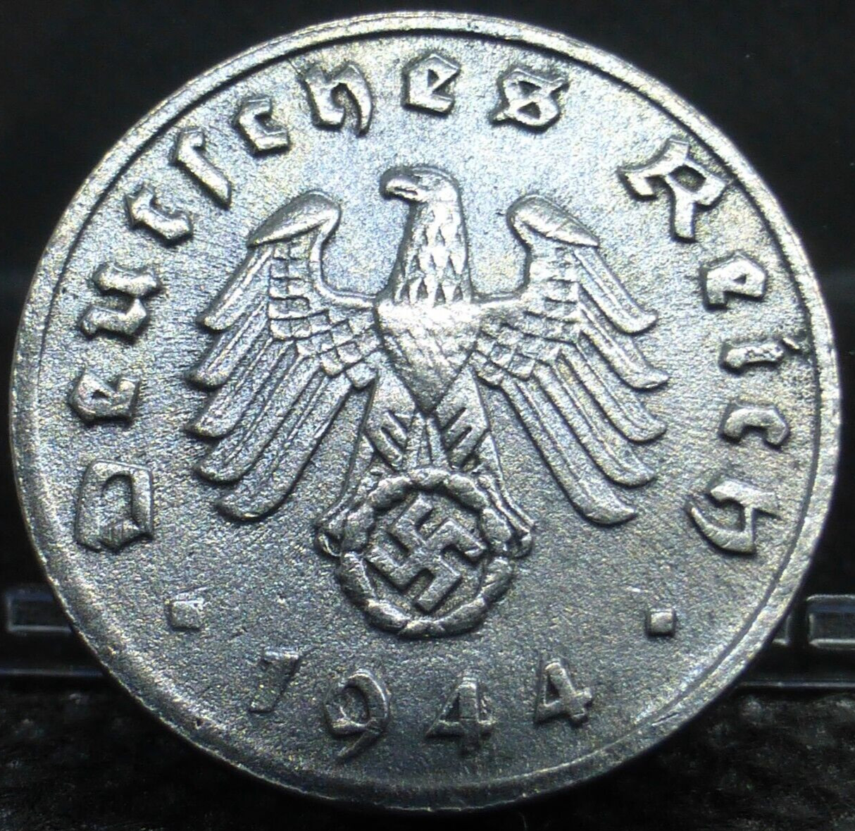 Zinc European Coins 1938 RARE OLD WWII NAZI HITLER GERMANY 3RD REICH BRASS  REICHSPFENNIG WAR COIN Zinc Belgian Coins