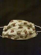 Baby Yoda Face Mask Kid Size Washable Reusable Handmade Disney