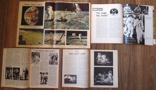 Historical Memorabilia Job Lot: 1969 Moon Landing Ephemera - Picture 2 of 3